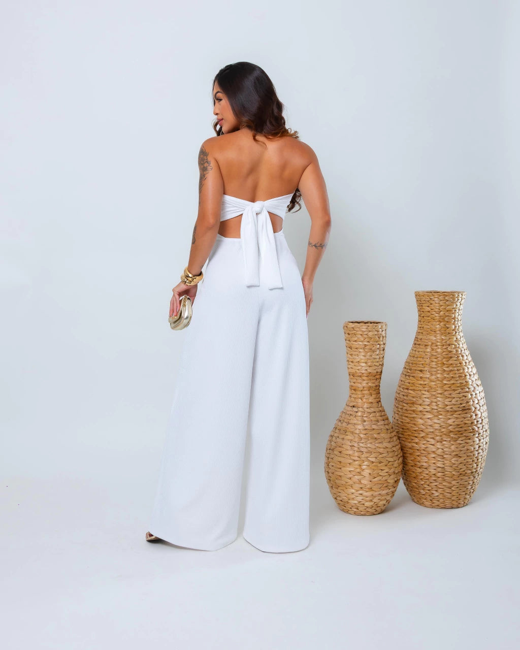 Macacão Paloma Branco