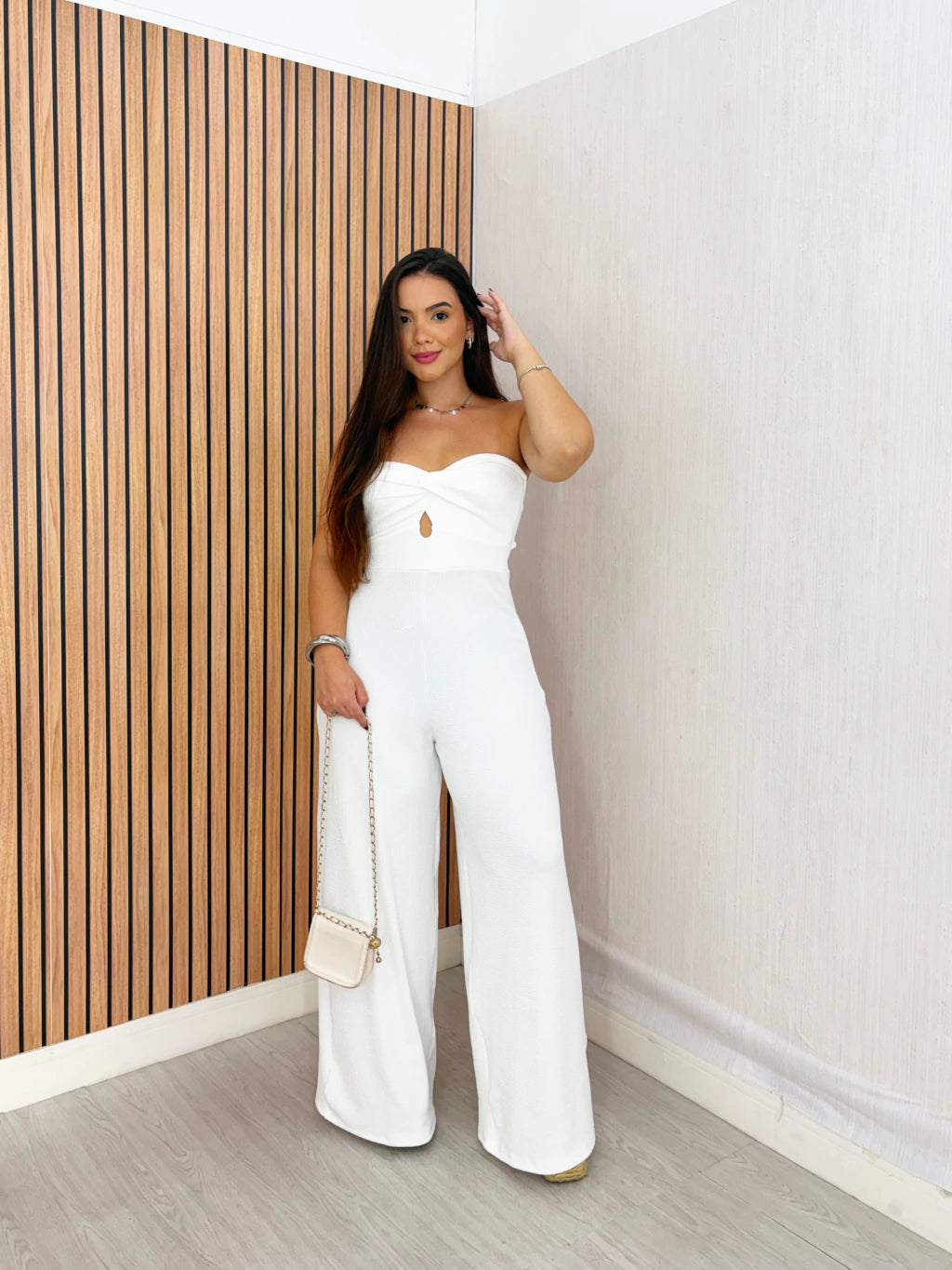 Macacão Paloma Branco