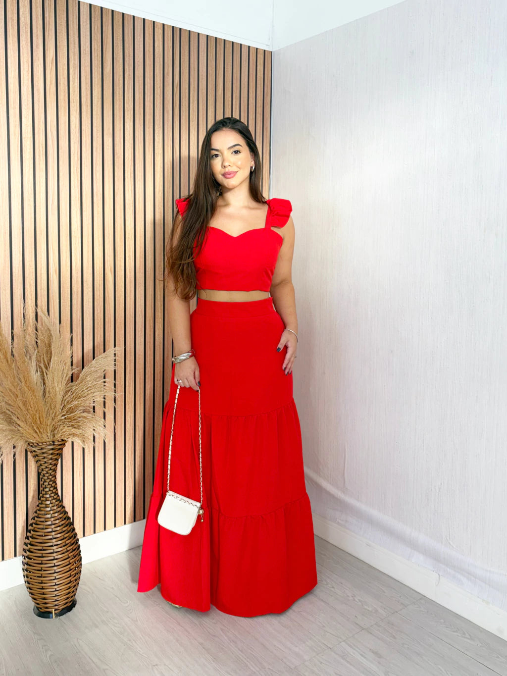 Conjunto Aurora Vermelho