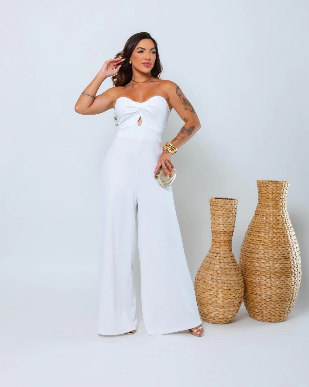 Macacão Paloma Branco