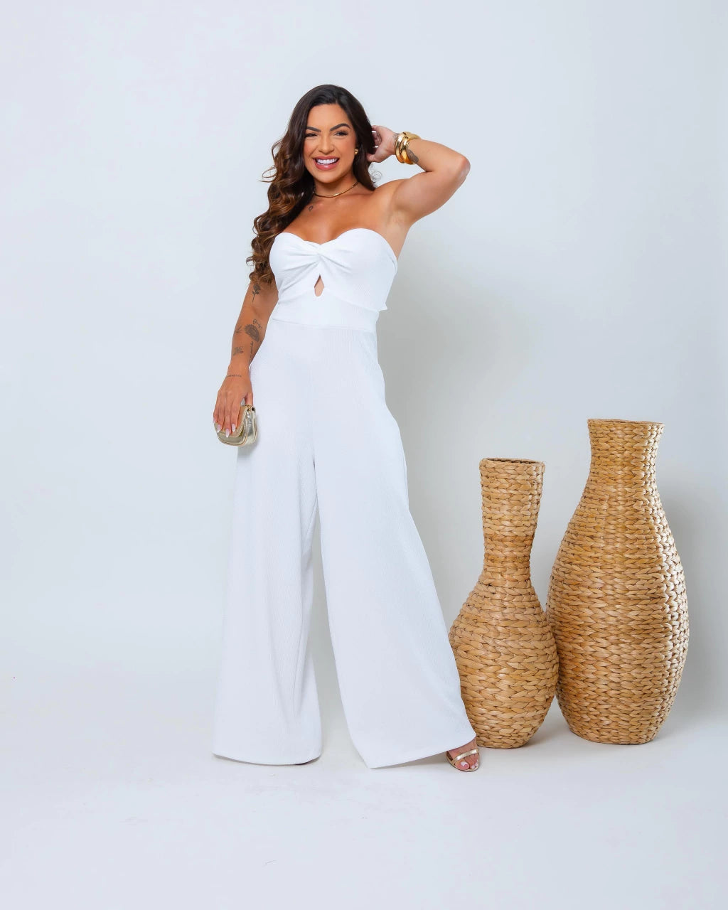 Macacão Paloma Branco