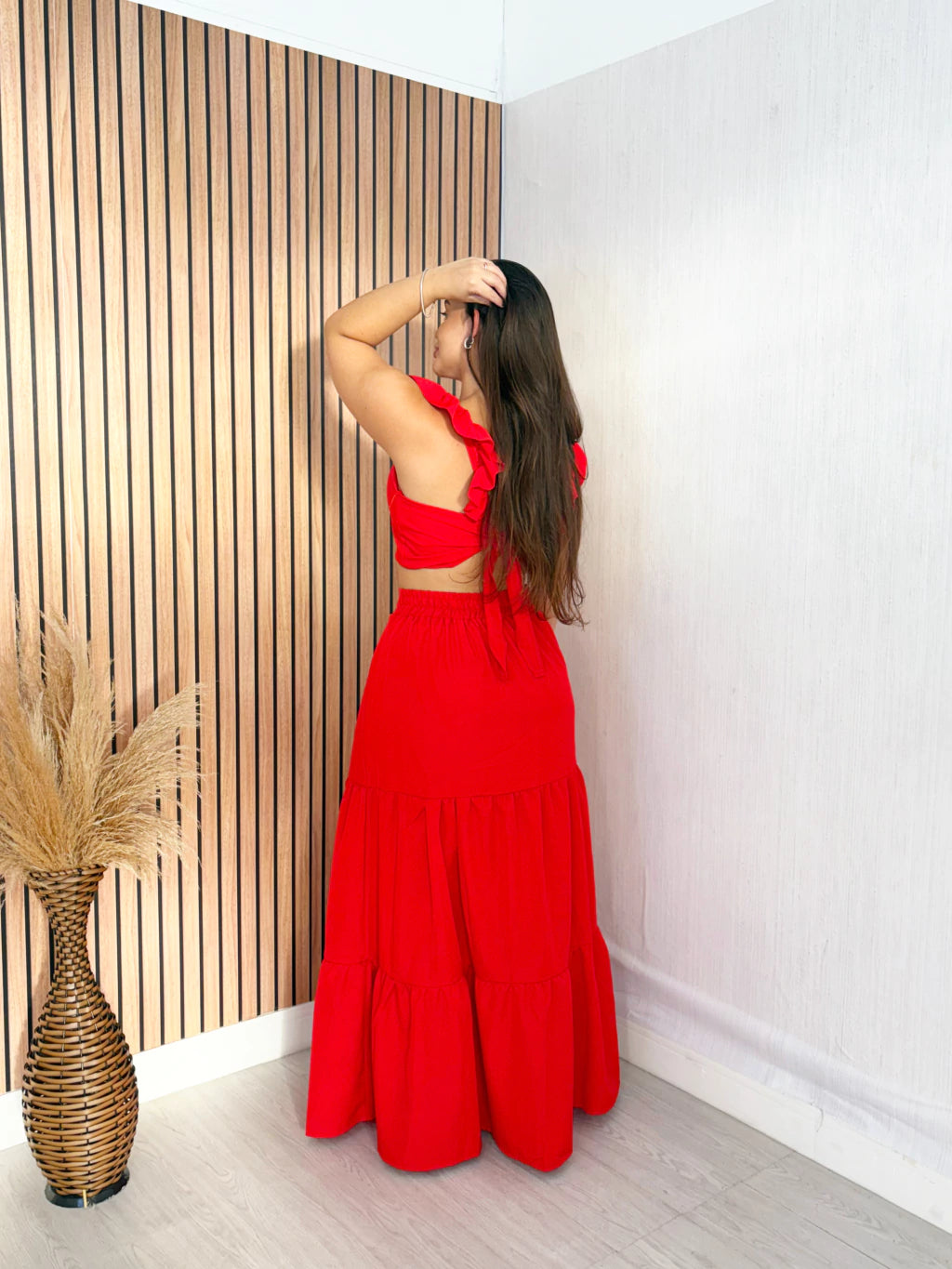Conjunto Aurora Vermelho